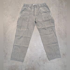 Anthropologie Women's 28 Gray Straight Leg Pants High Rise